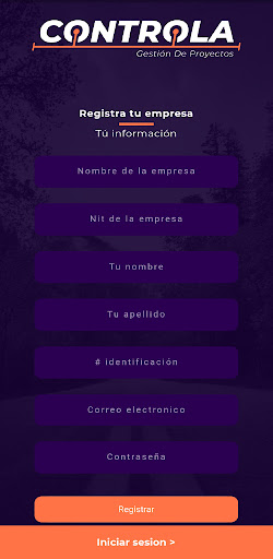 Controla App - Gestión Vial Screen 2