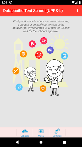 Android application studentUpp screenshort