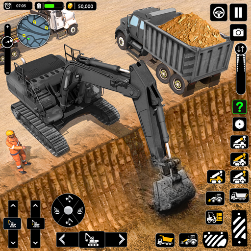 Android application Snow Offroad Construction Game screenshort