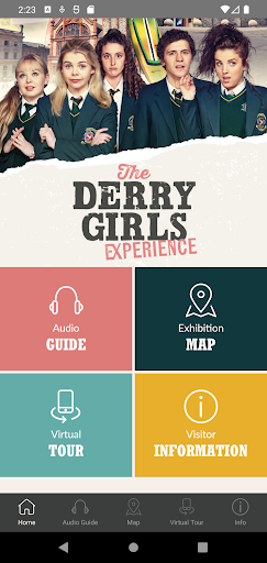 Android application Derry Girls Experience screenshort