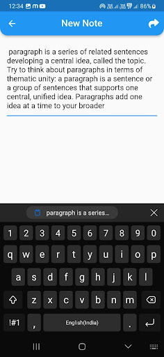 ACNotes Screen 2