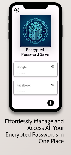 Encrypted Password Saver Screen 3