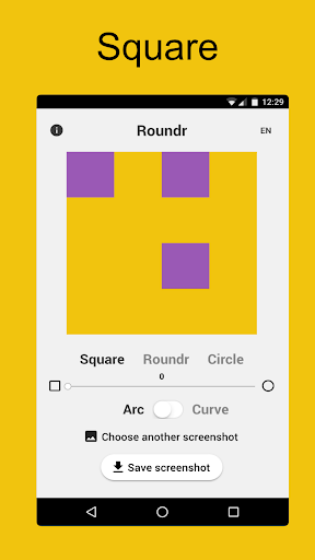 Android application Roundr screenshort