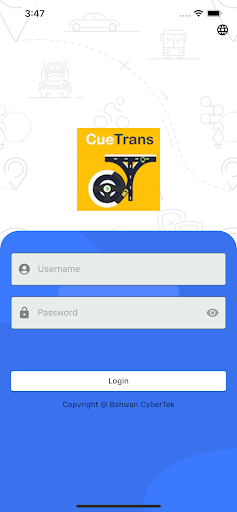 Android application Driver App screenshort
