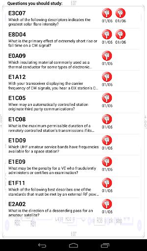 HamRadioExam - Extra Screen 3
