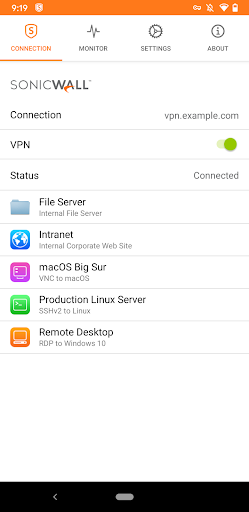 SonicWall Mobile Connect Screenshot 2 - AppWisp.com