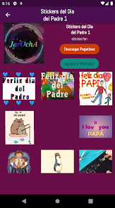 Captura de Pantalla 8 Stickers del Dia del Padre android