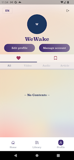 WeWake Screen 2