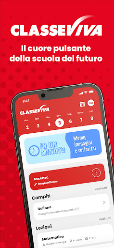 Android application ClasseViva Studenti screenshort
