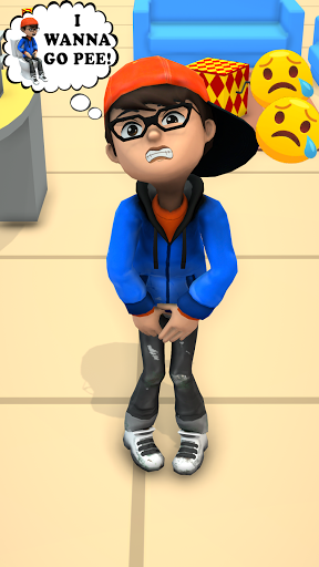 Android application Rush Run (Need to pee) screenshort