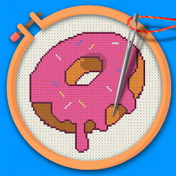 ຮູບໄອຄອນ Craft Cross Stitch: Pixel Art