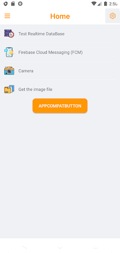 Android application Fire Base VC screenshort