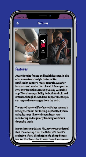 Galaxy Fit2 Guide Screen 2