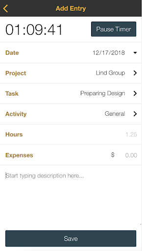 TimecardGo Screen 2