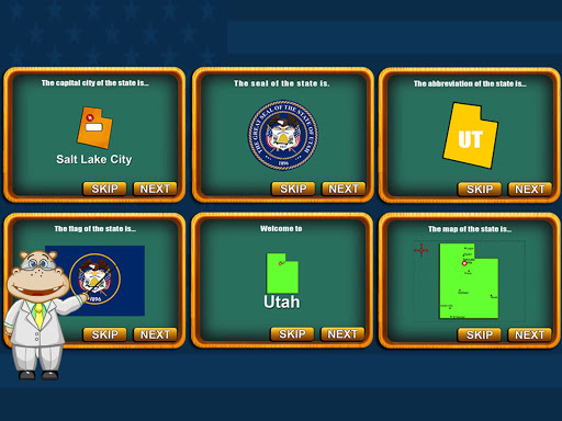 Leaning 50 States & Capitals Screen 3