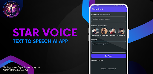 Android application StarVoice: Celeb AI Voice screenshort