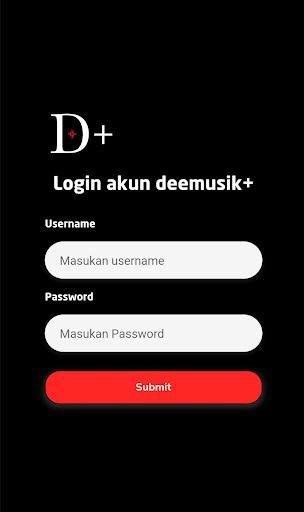 Android application DEEMUSIK+ screenshort