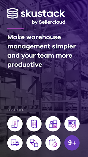 Android application skustack® screenshort