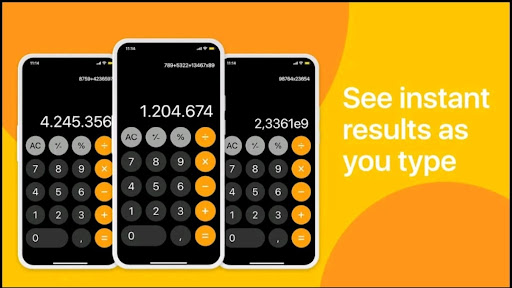 Android application Calculator screenshort