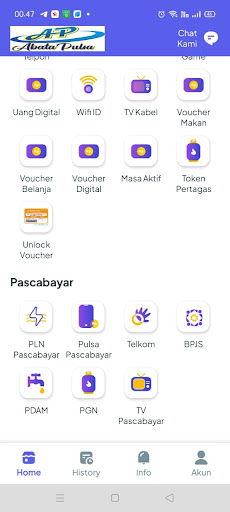 Android application abata cell screenshort