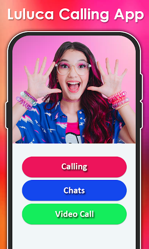 Android application Luluca Fake video Call screenshort
