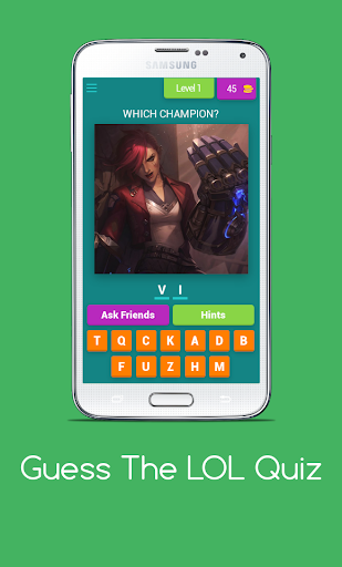 Android application Guess The LOL Quiz screenshort