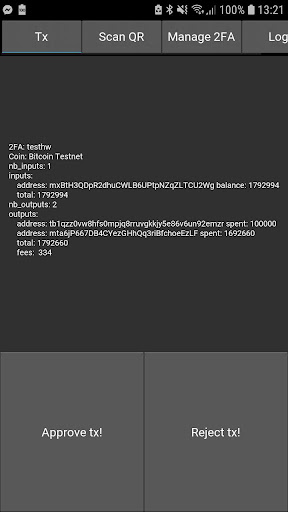 Satochip 2FA Screen 3