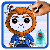 How To Draw Beauty and The Beast icon