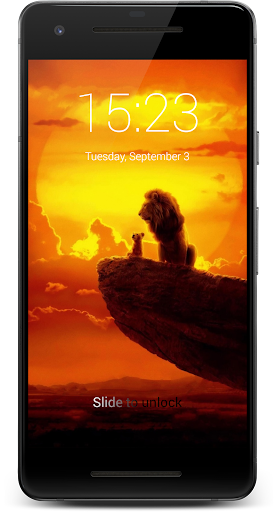 Lion Of Africa HD Lock Screen