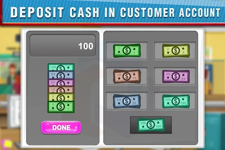 Bank Manager Cashier Game Sim