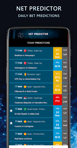 Android application Net Predictor : Bet Prediction screenshort