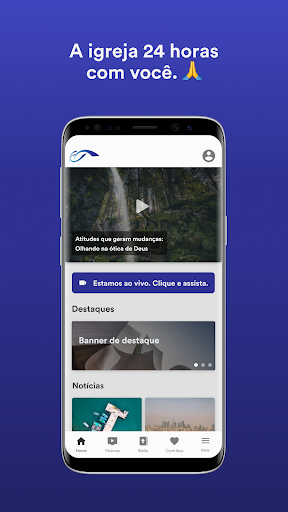 Android application Igreja Fonte da Vida - Santos screenshort