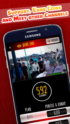 Android application Views Fans: Community screenshort