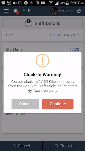 ClickTime Mobile Screen 3