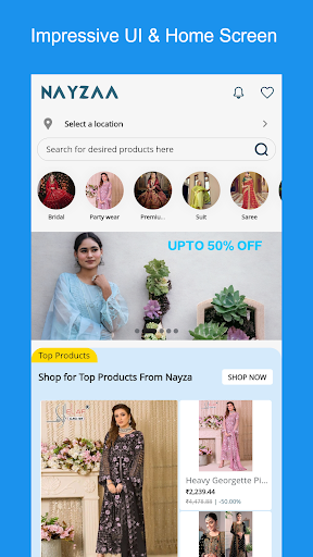 Nayzaa - Online Shopping Screen 2