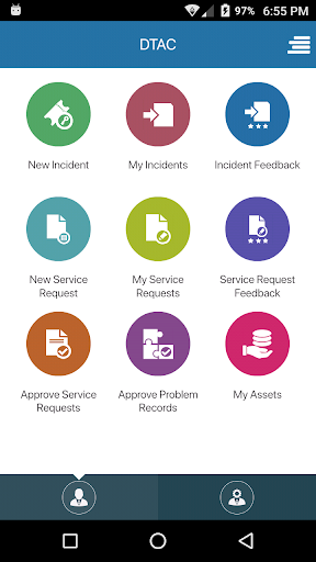 Android application dtac IT Services screenshort