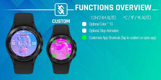 BFF18- Animation Glass Skull screenshot 2