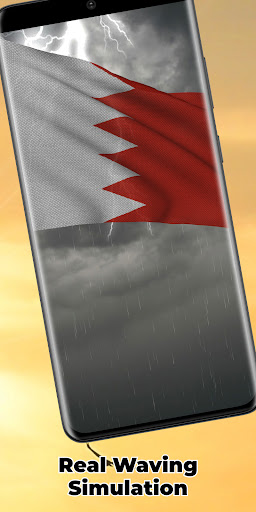 Bahrain Flag Live Wallpaper screenshot 3