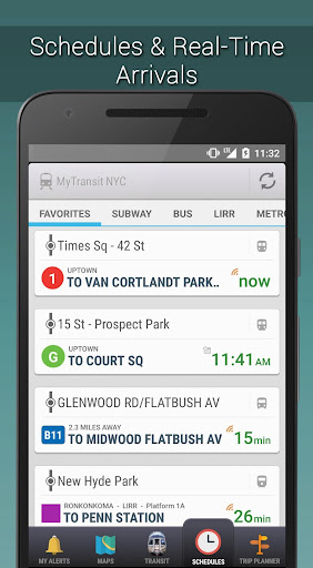 MyTransit NYC Subway, MTA Bus, LIRR & Metro North 3.12.5.6 screenshots 3