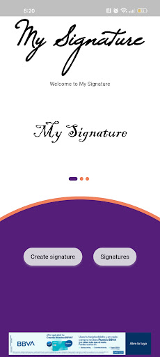 My Signature Screen 2