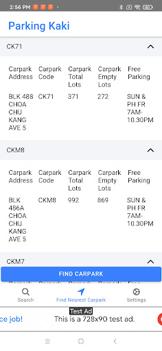 SG Parking Screen 2
