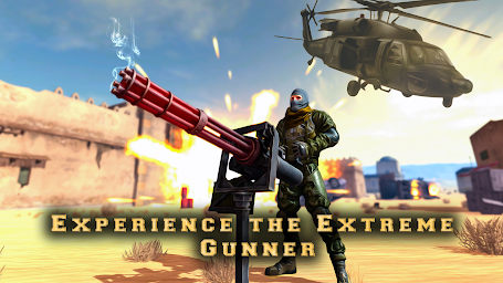 Desert Gunner Machine Gun Game