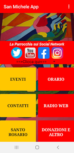 San Michele App Screen 2