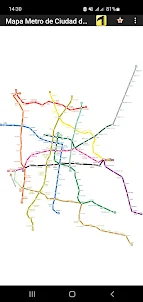 Mapa Metro de Ciudad de México