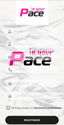 Android application In Your Pace screenshort