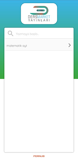 Android application DersMarket Video Çözüm screenshort