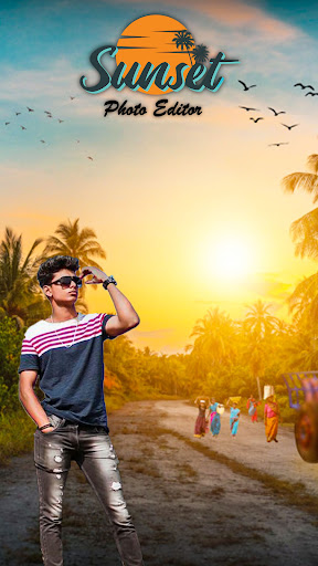 Android application Sunset Photo Editor screenshort
