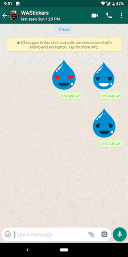 Water Stickers for WhatsApp Screen 3