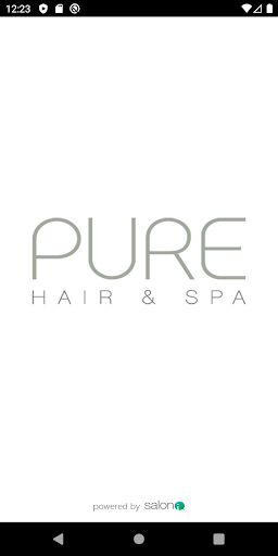 Android application Pure Hair & Spa screenshort