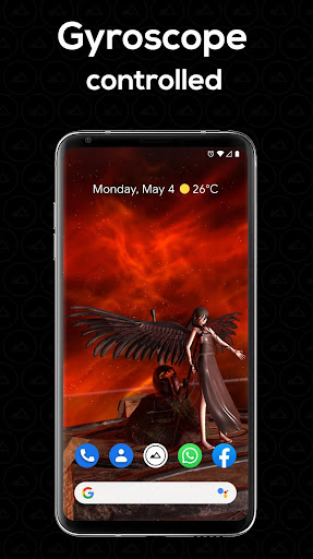 Fallen Angel Live Wallpaper Screen 3